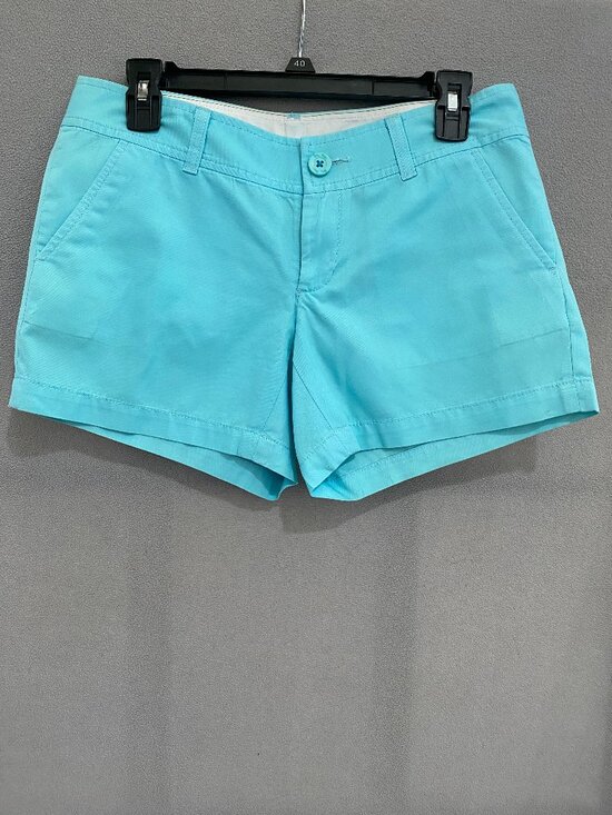Lilly Pulitzer Pants - Lilly Pulitzer Aqua Cotton Shorts Size 4 Classic Preppy Summer Casual